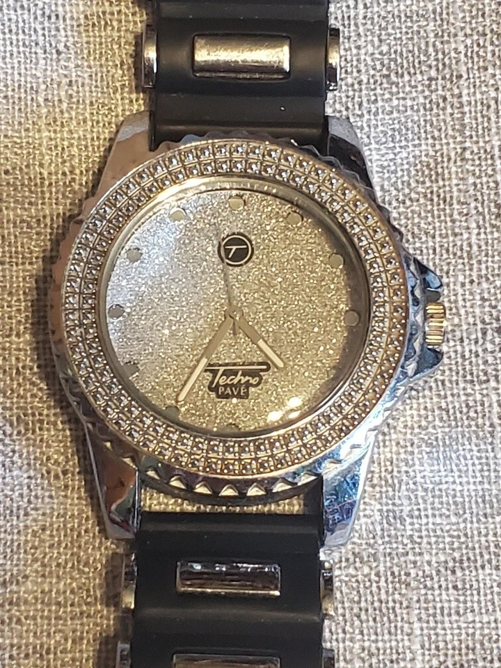 Reloj pulsera Techno Pave correa de silicona para hombre - SIN PROBAR Foto 2 de 4