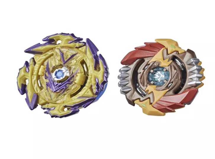 HASBRO Betromoth B6 & World Spryzen S6 Beyblade Burst Surge Dual