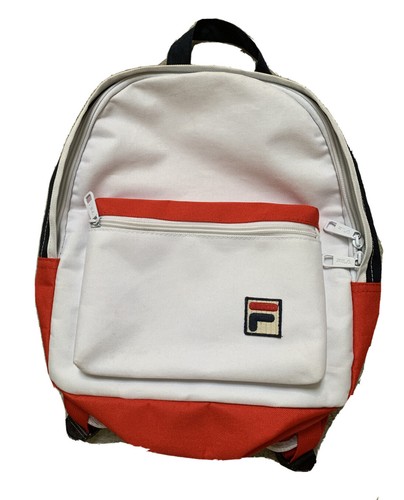fila backpack red white blue