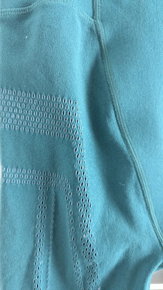 Sculpt Knit By Fabletics women Stretch High Waist Wide Waist Leggings sz S Green - Image 2 of 4