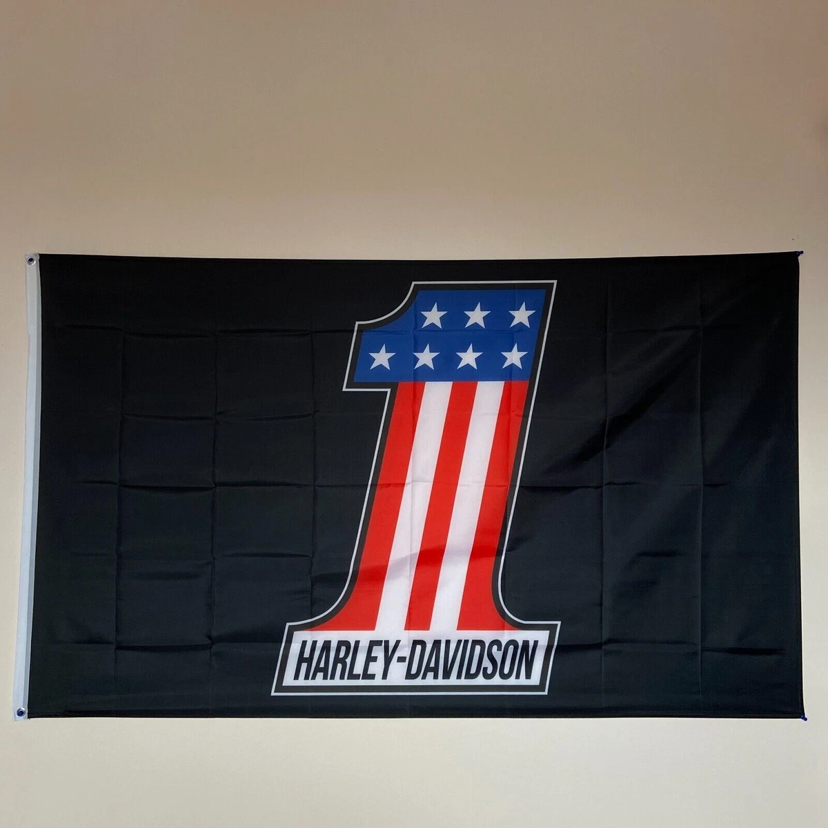Harley Davidson USA Flag 3x5 Ft – Legendary Garage Wall Banner, Made In USA-1263420