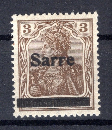 Saar 3IIA Type Rare And Variant * MH BPP 350EUR (K4901