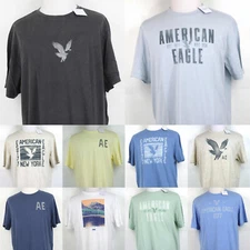 American Eagle T-Shirt Graphic Print Crew Neck Short Sleeve  S,M,L,XL,2XL,3XL