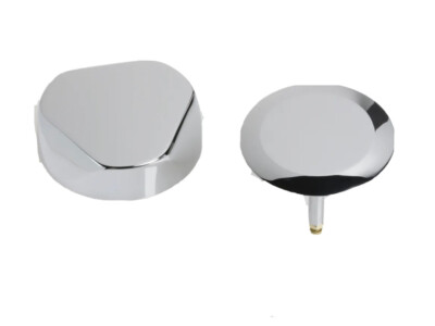 Geberit 151.551 Chrome Turncontrol Overflow Drain Trim Kit With Metal Handle