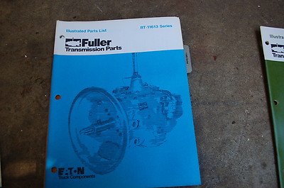 EATON FULLER RT-11613 Series Transmission Parts Manual book catalog spare truck