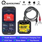 Bluetooth 12V Car Battery Monitor Battery Cranking Charging Tester 100-2000 CCA