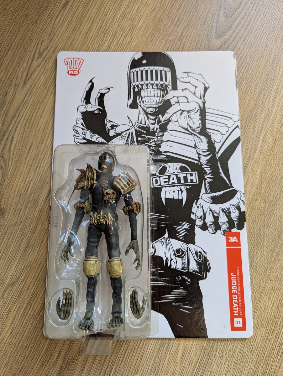 2000AD ThreeA (3A) Judge Dredd Judge Death figure brand new - Main Image