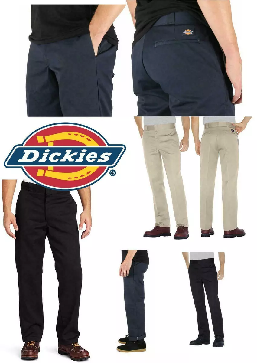 Pantalones de trabajo originales 874 para hombre Dickies ropa de trabajo de talla y color | eBay