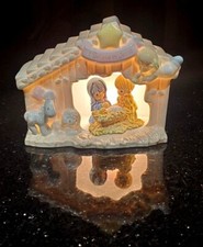 Precious Moments Enesco Porcelain 1995 Nativity Nite lite Light 150290A Ex. Cond