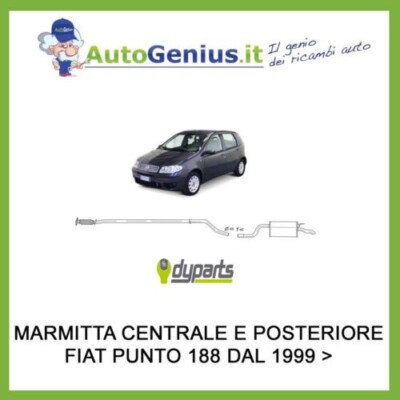 Marmitta Fiat Punto 188 1.2 Natural Power 60 CV 188 A4.000 Di Ac 09.2003 - Foto 12