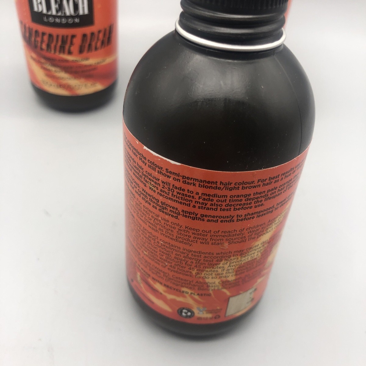 3 pk Bleach London Tangerine Dream SUPER COLOUR 150ML SEMI