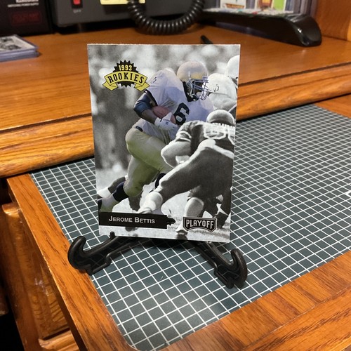 1993 Playoff #294 Jerome Bettis RC Rookie Notre Dame - Los Angeles Rams NFL HOF - Picture 3 of 14