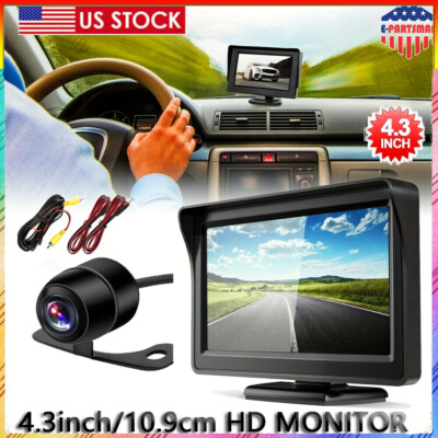 4.3 inch LCD Color TFT Screen Car Rear View Monitor for Reverse Backup Camera