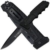 "Blackfield Taschenmesser \"Commander\" Einhand Leichtmetall GüRtelclip Glasbrecher"