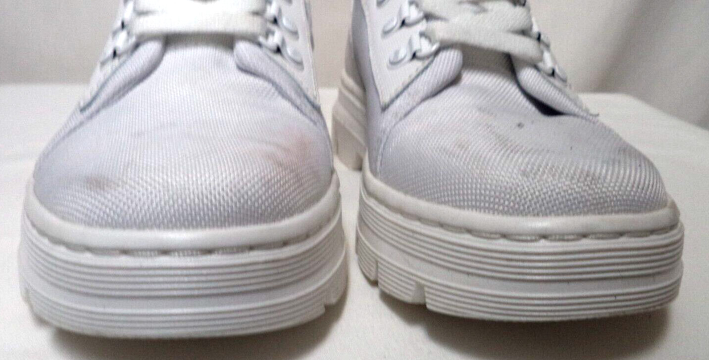 Dr Doc Martens Combs Poly Casual Boots Combat ankle canvas Air Wair Women Size 7 thumbnail 6