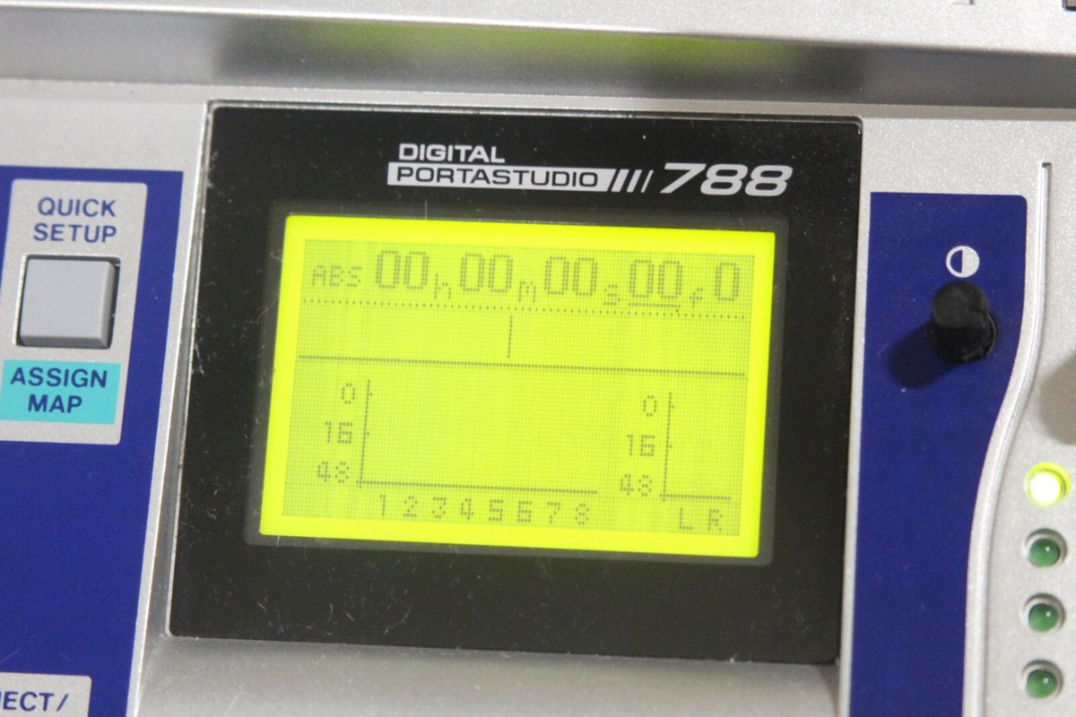 TASCAM 788 Pro Audio 8-Track Digital Recorder Portastudio w/ Power