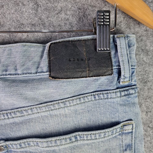 H&M Jeans Mens W33 L32 Blue Denim Slim Zip Fly Casual Button &Denim 5688 - Picture 14 of 15