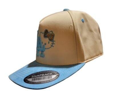 Hello Kitty X LA X Dodgers Baby Blue Sway Brim Embroidered Hat Cap