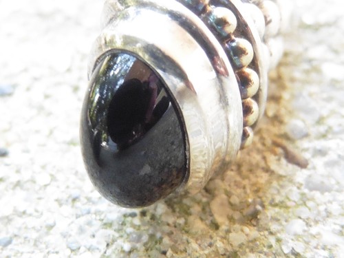 Lagos Onyx Cuff Bracelet S.S. 925 And 18-k - Picture 10 of 16