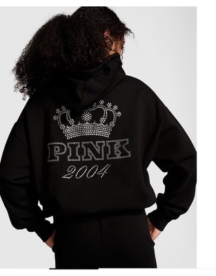 Sweat à Capuche Victoria's Secret Rose Marbré – Poches Avant, Neuf Avec étiquettes