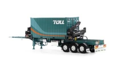 1/50 for Drake BoxLoader Side Loading Trailer with Container Toll Model Collect