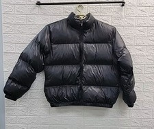 New Pacsun Full Zip Lightweight Puffer Jacket Black Size Medium
