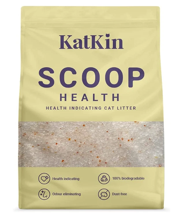 KatKin Scoop Health Litter Health Monitoring Colour Changing Cat Litter 2.7kg