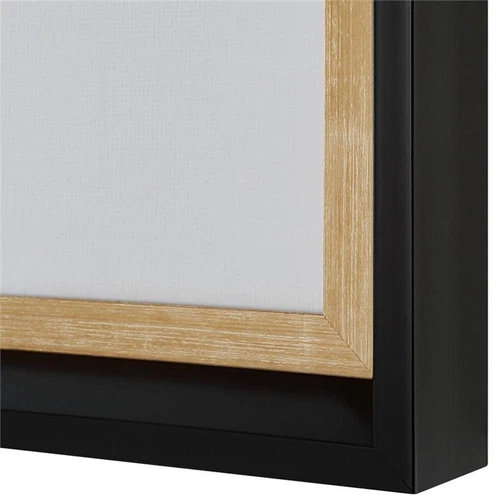 Uttermost Mystere Contemporary Plastic & Glass Framed Print in Black/White - Picture 5 of 8