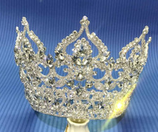 Wedding tiara silver crowns headpieces crown for bride