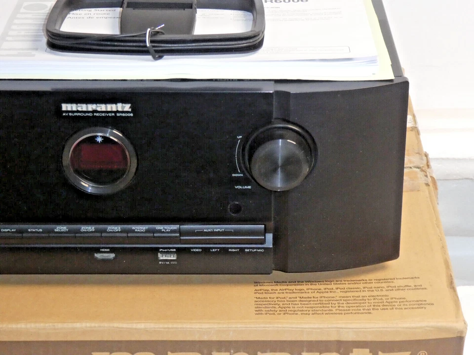 Marantz SR6006 7.1 High-End AV-Receiver Schwarz in OVP, 2 Jahre Garantie - Bild 3 von 4