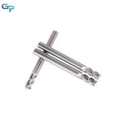 3 Packs 1/4" Alu-Power 3 Flute Regular Carbide End Mill For Aluminum 3 Pcs