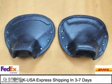 Front & Rear Saddle Seat Cover Set Black Lambretta Li Series 1 2 3 Scooters