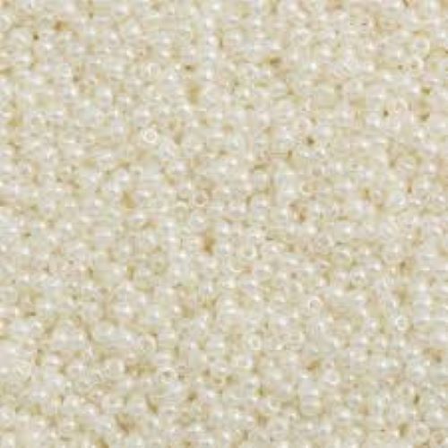 Preciosa® Czech Size 11/0 Glass Seed Beads- Ivory/Off white/Cream - You Choose - Afbeelding 16 van 17