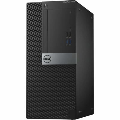 Dell 7040 Computer MT Intel Core i5 6th Gen. 16GB 1TB Wi-Fi Win11