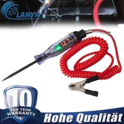 6V~24V DC Digitaler Spannungsprüfer Probe Circuit Tester Kfz Stromkreistester