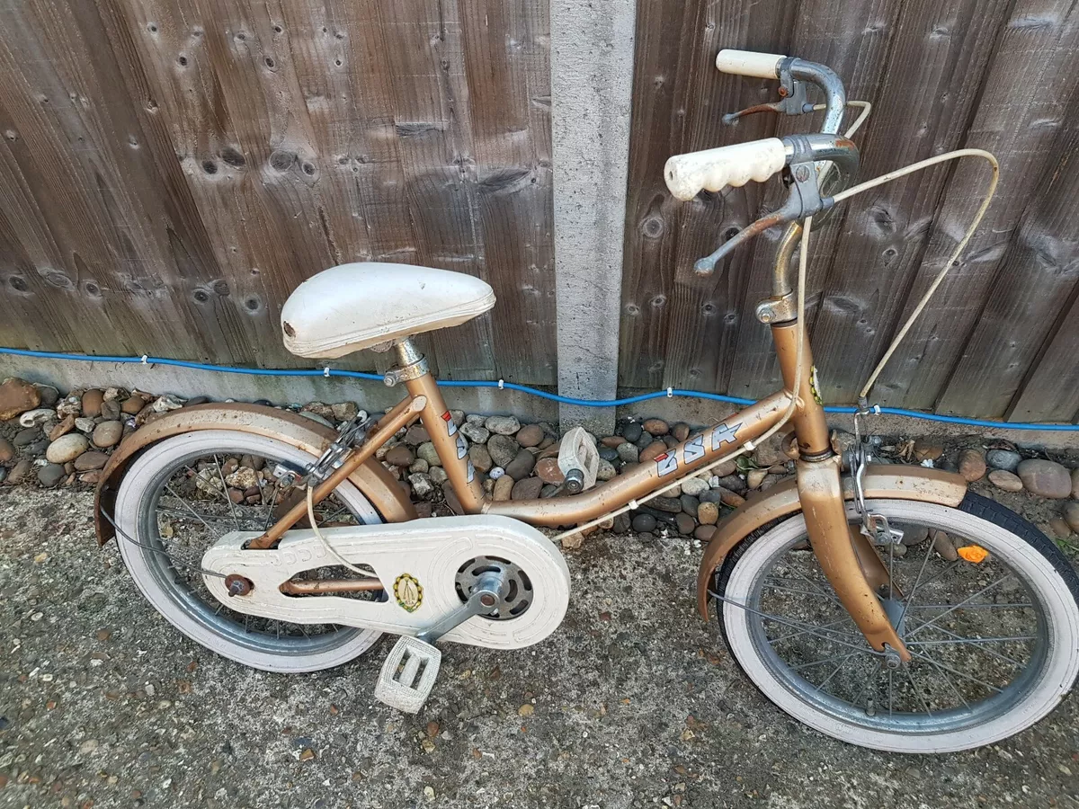 Old school kids bike BSA rare original survivor 80s gold chopper