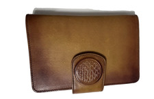 Leather Travel Passport Wallet 6 Card Slots Passport Slot 6.25" x 4.25" Brown