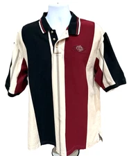 Vintage Breeders Cup Polo XXL Gear for Sports Colorblock Shirt Made in USA