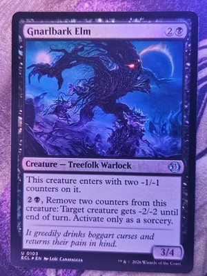 Gnarlbark Elm 103 Uncommon Lorwyn Eclipsed Magic: The Gathering Foil Near Mint