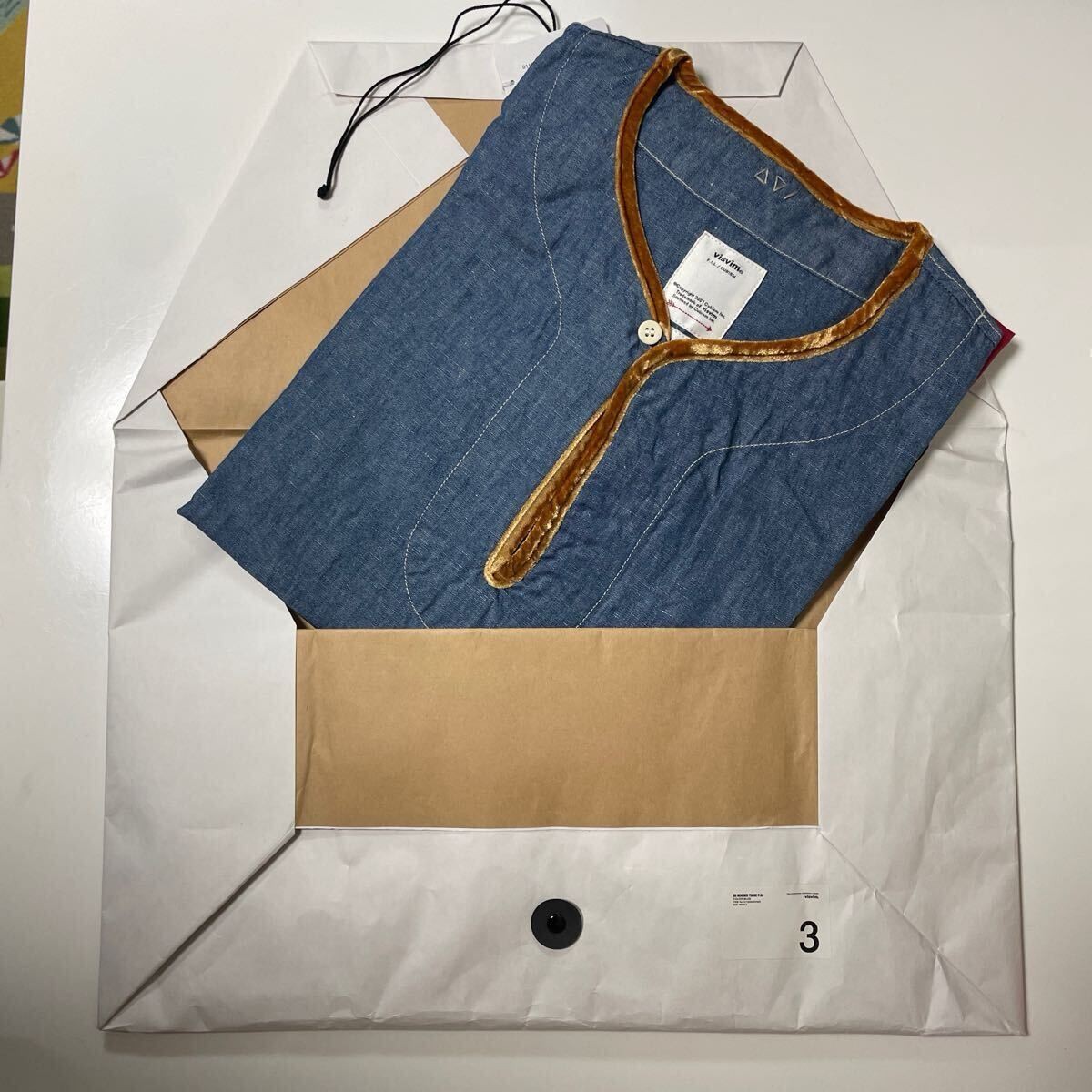 visvim BORDER BANDANA TUNIC SHIRT バンダナ VISVIM Shirt New Bandana Shirt Denim Visvim Border Tunic