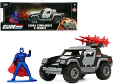 Jada 1:32 Hollywood Rides GI Joe Stinger w/ Cobra Commander 33085 Figure Model