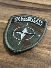NATO - OTAN Original Bundeswehr Patch Klett R&uuml;ckseite (42)