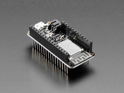Adafruit Feather HUZZAH mit ESP8266 WiFi, montiert, ''All-in-One'' mit USB