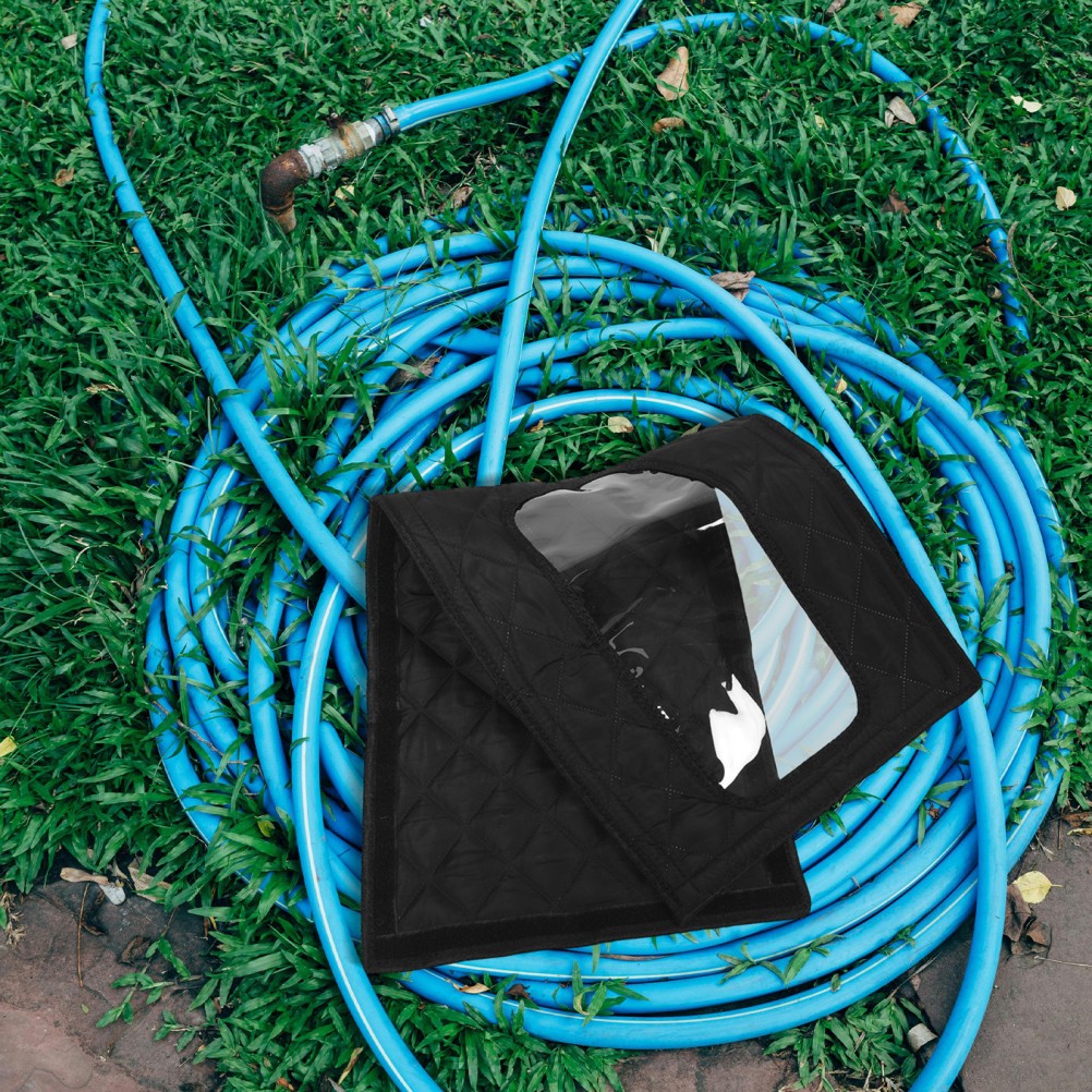 Weatherproof Insulated Hose Timer Sleeves With Clear Window For Outdoor