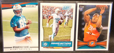 Rishard Matthews Miami Dolphins lot of 3 with 2 2012 Rookie RC Cards
