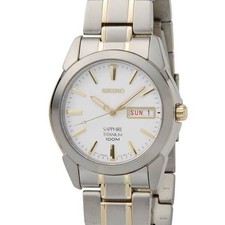 SEIKO SGG733P1 Wristwatch Titanium White Silver Timepiece Genuine Premium