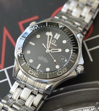2010 Omega Seamaster Diver 300M 212.30.41.20.01.003 41mm Black Dial Box Papers