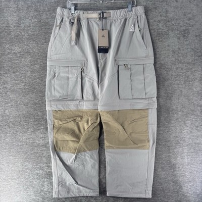 Nike ACG Smith Summit Cargo Pants Convert To Shorts Beige Men s Large FN0428-009