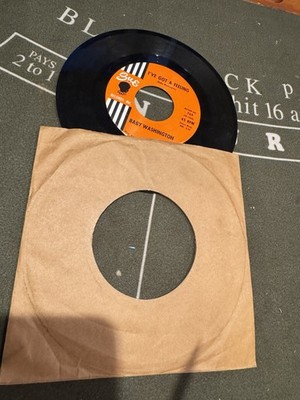 Baby Washington Hush Heart Vinyl 45 RPM I've Got A Feeling 1962 EXC-