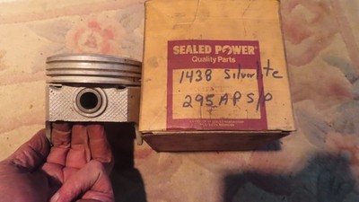 Sealed Power 295AP  STD piston  1968-1973 Chevy 307 engine Silverlite 1438
